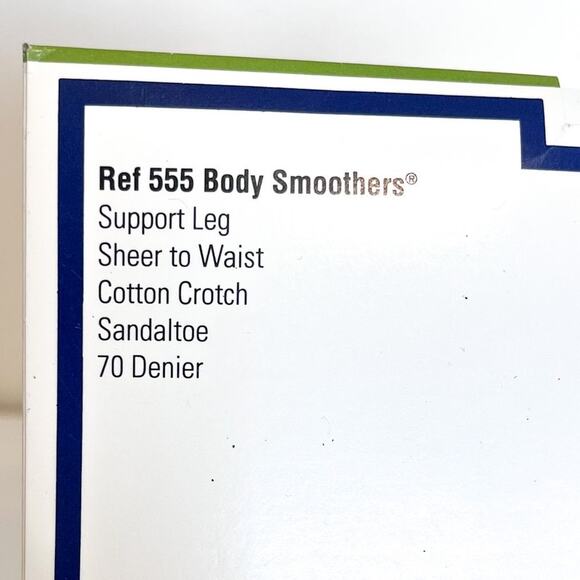 Vintage 1993 Givenchy 555 Body Smoothers Pantyhose Size B Style 157 Pale Gold - Picture 5 of 5